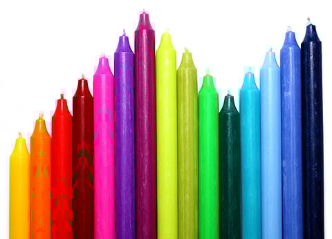 Difference between candle wax and crayon wax