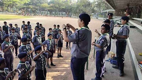 Bishop Cotton Boys’ School scouts train in skills