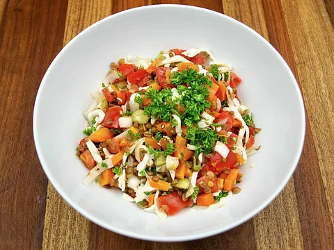 Sprouted Mung Bean Salad
