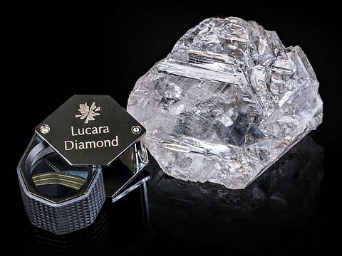 A 692-carat diamond of gem-quality found in Karowe