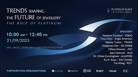 PGI Hosts Conference at Jewellery and Gem WORLD Hong Kong