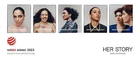 Her Story Wins Coveted Red Dot Award
for Brand and Communication Design