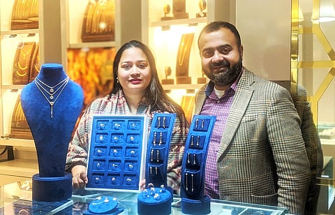 Suvankar Sen, CEO, Senco Gold and Diamonds with Joita Sen, head of design