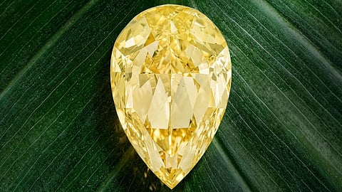 Christie's Auction to Showcase Rare 202ct Yellow Diamond
