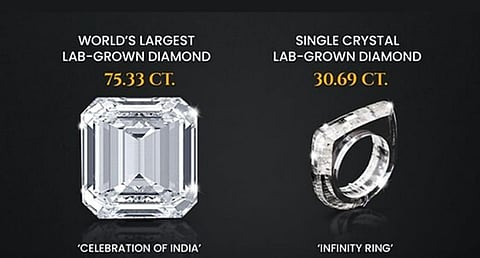 World's Largest Lab-Grown Diamond and Unique Ring Shine at JCK Show 2024