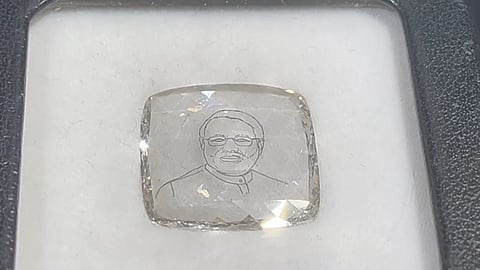 Surat Exhibition Showcases Unique 'Modi Diamond' with PM's Engraved Face