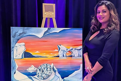 Reena Ahluwalia Donates ‘Pristine’ Diamond Painting to Support Canadian Jewellers Association