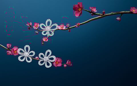 Van Cleef & Arpels Unveils Flowerlace Collection, Blending Nature and Couture Heritage