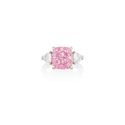 Rare 6.95-Carat Fancy Vivid Purplish Pink Diamond to Lead Phillips’ Geneva Jewels Auction