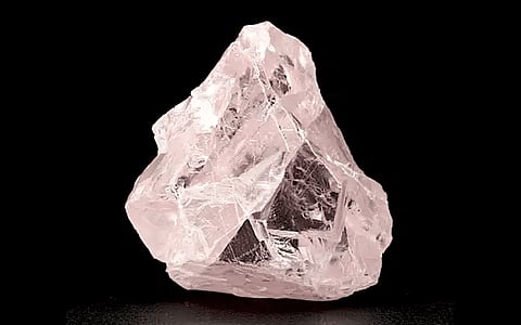 108.39 carat pink diamond recovered at Kao mine, Lesotho