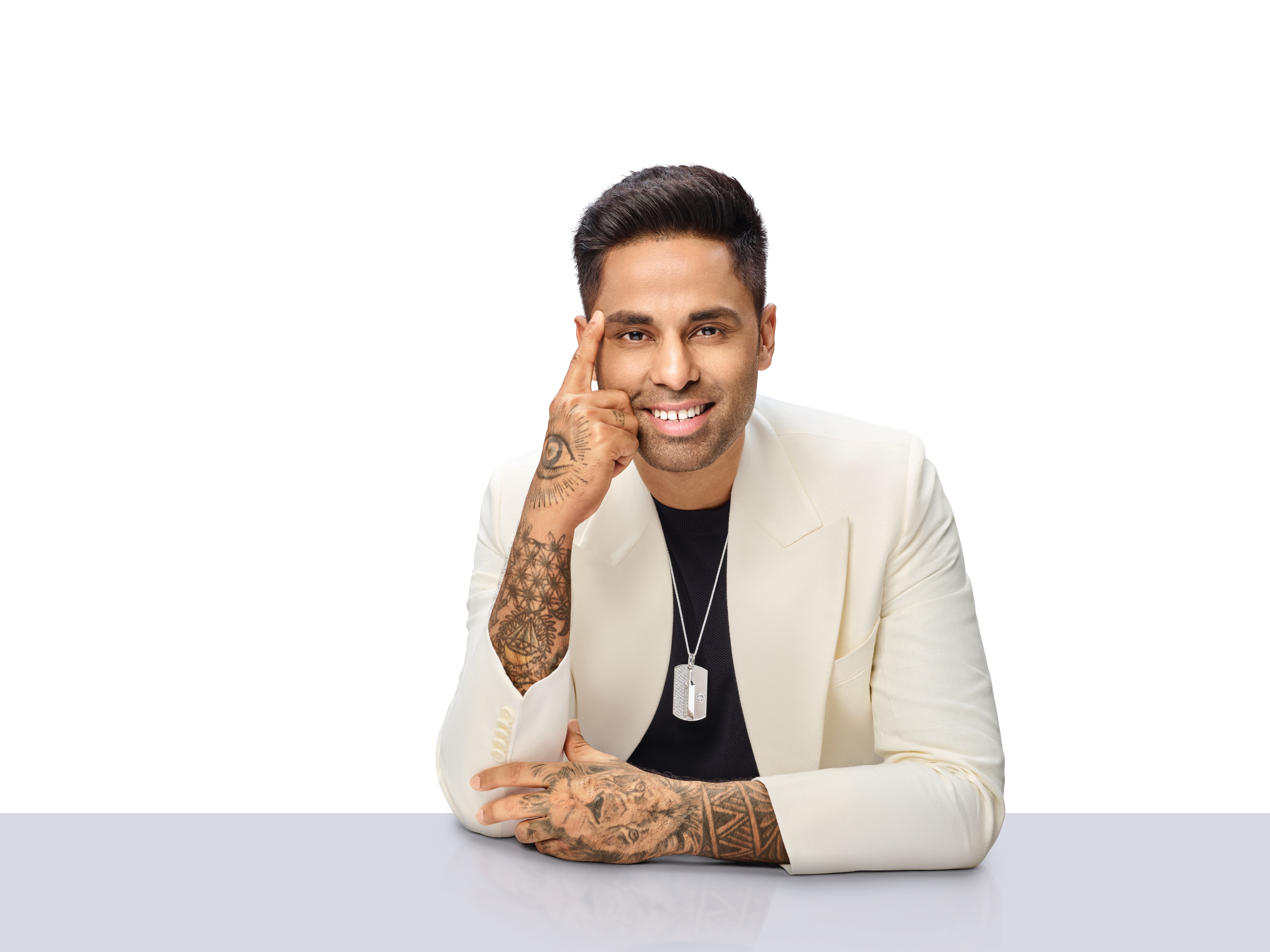 De Beers Group Creates Custom Diamond Pendant for Suryakumar Yadav