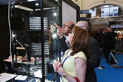 Visitors at Sixth Edition of the Antwerp Diamond Trade Fair (ADTF)