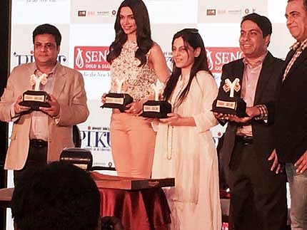 PIKU collection launch by Deepika Padukone Image Courtesy: facebook.com/sencogoldindia