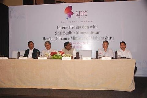 GJEPC delegation with Maharashtra Finance minister