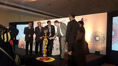 Diya lighting ceremony