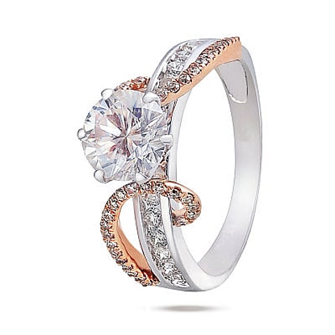 Gold-Silver Astralite Moissanite, Courtesy - Sparkling Hues