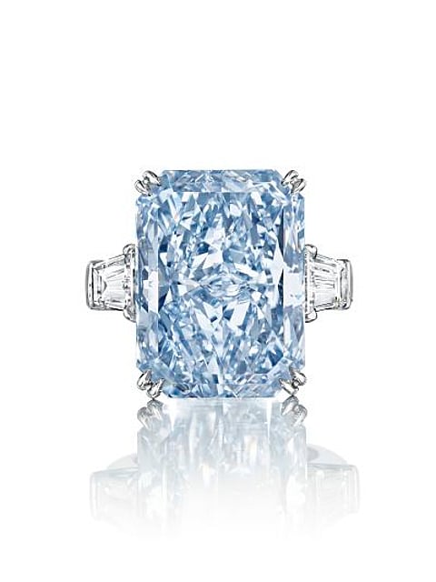 Auction of The World’s Largest Fancy Intense Blue Diamond