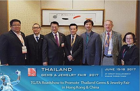 TGJTA Roadshow to Promote Thailand Gems & Jewelry Fair in Hong Kong and China