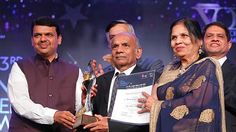 Shri Sevantilal Premchand Shah awarded Lifetime Achievement Award at India Gem & Jewellery Awards
