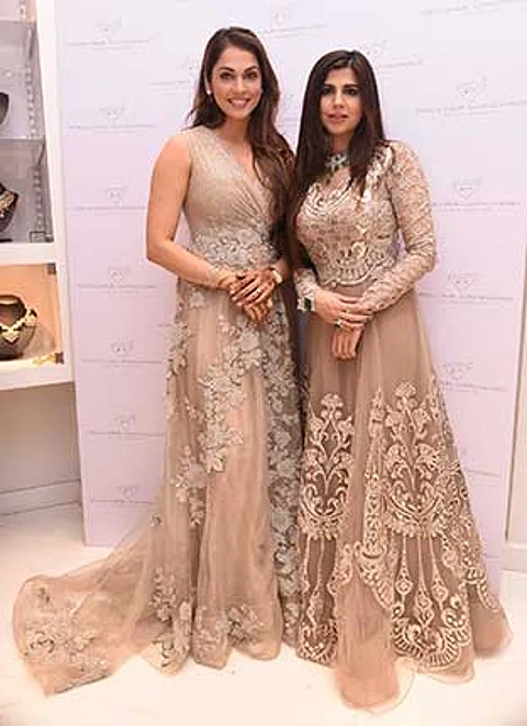 Isha Koppikar with Paulomi Sanghavi