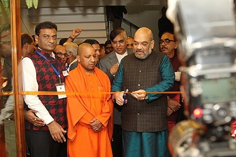 Adityanath Yogi, Chief Minister of Uttar Pradesh & Shri. Amit Shah, BJP President & Rajya Sabha MP Inaugurates Indian Institute of Gems & Jewellery (IIGJ) Varanasi