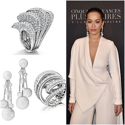 Rita Ora in de GRISOGONO jewellery