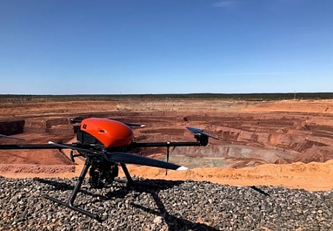 ALROSA Unit Severalmaz Tests Unmanned Aerial Vehicles for Mine and Geodetic Surveying