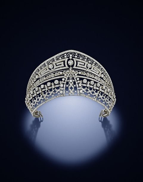 Belle Époque Diamond 'Meander' Tiara To Be Auctioned At Bonhams London