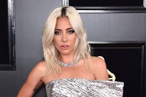 Lady Gaga Wears Platinum Jewelry to The 61st Grammy Awards