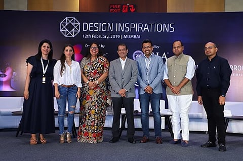 (Left -Right) Priti Bhatia, Awesome Sparklers; Pallavi Foley, Jewellery Designer; Nirupa Bhatt, GIA; Colin Shah, Vice Chairman, GJPEC; Ankit Mehta (H. Dipak); Yash Agarwal, Birdhichand Ghanshyamdas; Abhishek Rastogi (Tanishq)