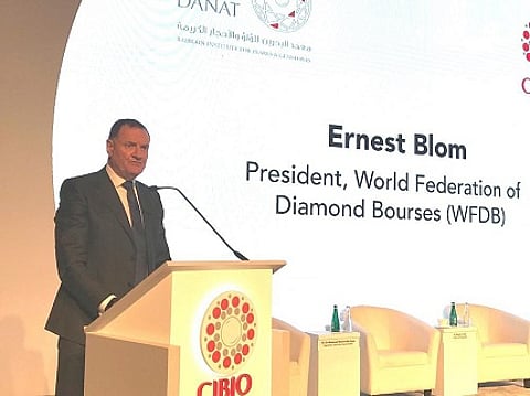 WFDB President Ernie Blom Praises Close Working Relationship with CIBJO at Bahrain Congress