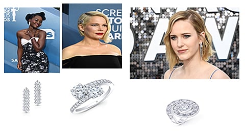 Michelle Williams, Lupita Nyong’o and Rachel Brosnahan Sparkle in Forevermark Diamonds at the 26th Annual Screen Actors Guild Awards