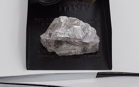 Lucapa discovers 171 ct gem-quality white diamond at Lulo