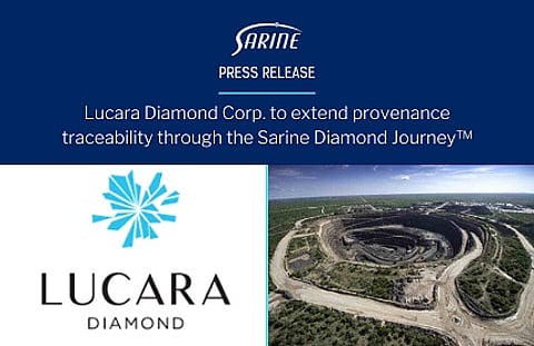Lucara Diamond Corp Expands Collaboration with Sarine on Clara Initiative to Provenance Traceability