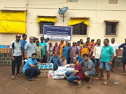 SRK Knowledge Foundation at the forefront of rescue and relief operations