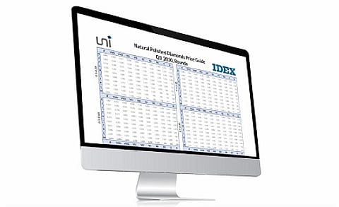 UNI Diamonds, IDEX create the first fully-transparent price guide