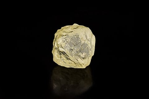 Diavik Helios, a 74.48 carat Fancy yellow diamond