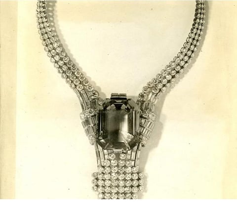 World’s Fair Necklace Archival Image  Photo Credit: Tiffany & Co. For editorial use only