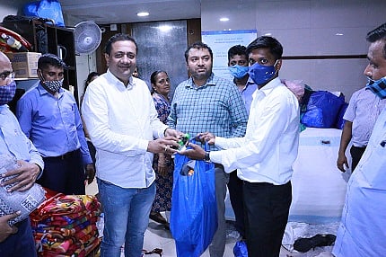 Kiran Gems helps the Rain-Affected District of Konkan