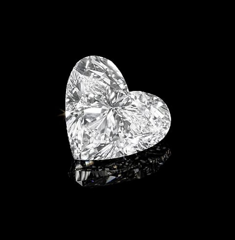 Christie's New York to Offer a 24.45cts Heart-Shaped Diamond Pendant 