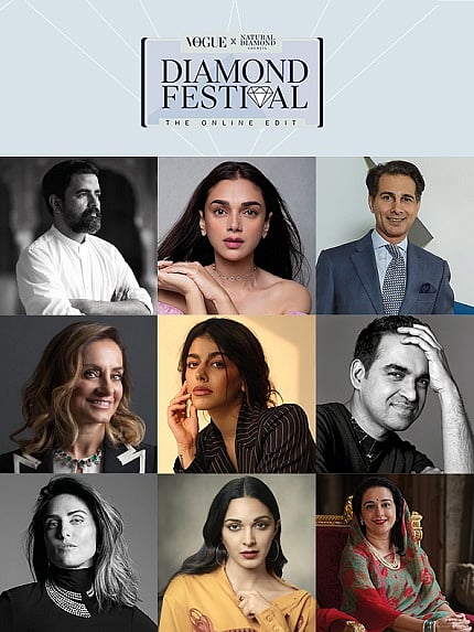 In a first, Vogue India and the Natural Diamond Council come together for an exclusive, online only Diamond Festival