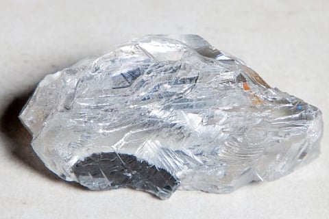 The 342.92-carat, white diamond. (Petra Diamonds)