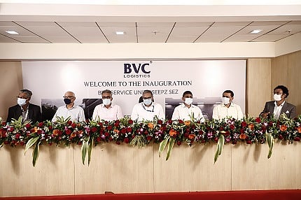 (L-R) Uday Chinai, Rajeev Pandya, Pravin Chandra, Shyam Jagannathan, CPS Chauhan, Sabyasachi Ray, Bhavik Chinai at the launch event