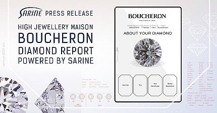 Sarine Diamond JourneyTM Traceability and AI-Driven Grading Adopted by High Jewellery Maison Boucheron