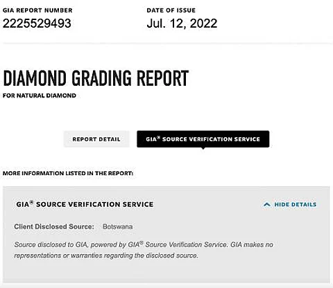 GIA Launches Source Verification Service