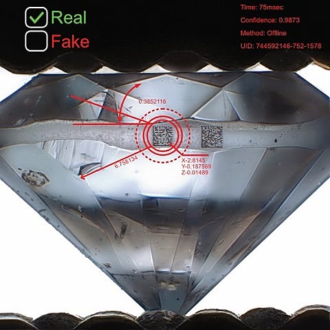 PhotoScribe Attains Patent for Secured Diamond and Gemstone Identification