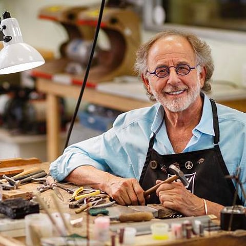 Master goldsmith and award-winning jewelry designer Alan Revere.