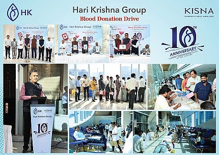 Hari Krishna Exports Hosts a Blood Donation Camp