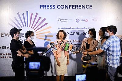 Anna Vichvech, Event Director of Informa Markets Thailand, introduced Jewellery & Gem ASEAN Bangkok (JGAB) at a recent press conference.