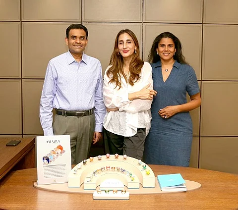 Kirtilals Showcases “Farah Khan Atelier” At the Coimbatore Cross Cut Road Showroom